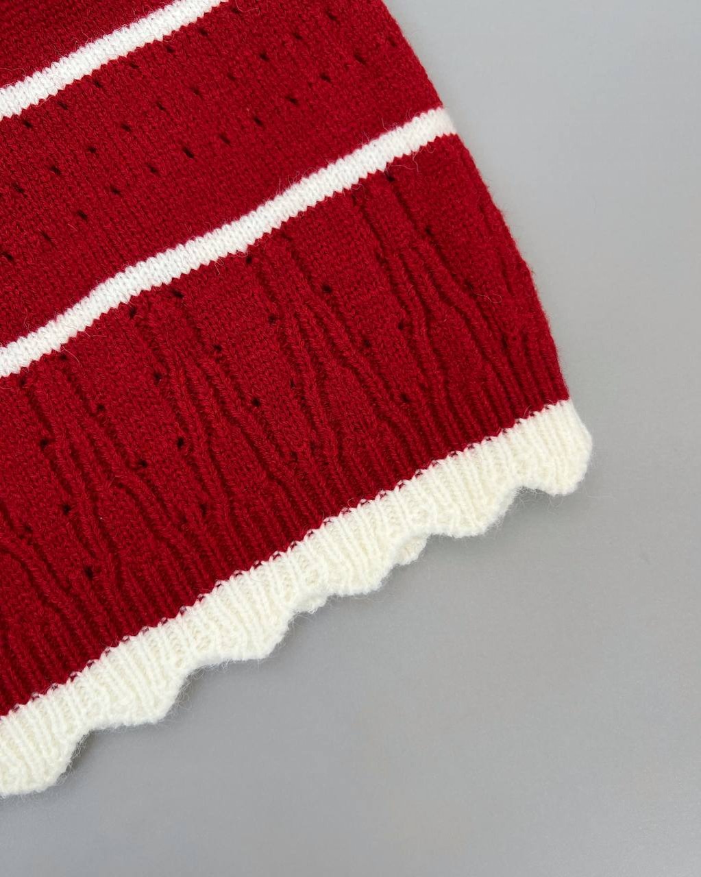 پلیور بافت آستین پلیسه کد 4260