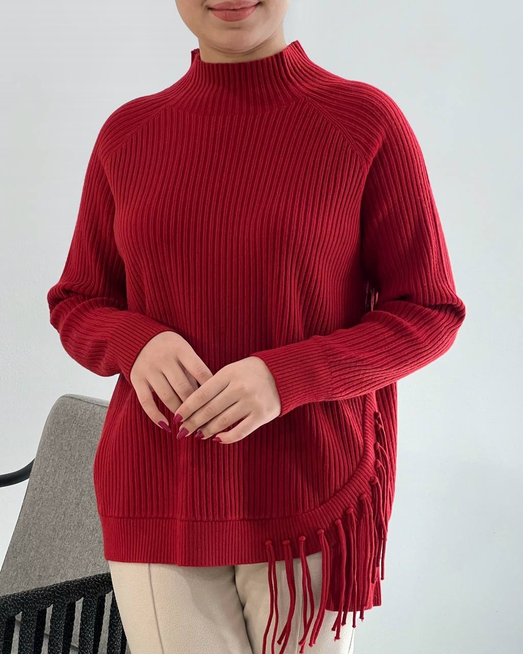 پلیور بافت پایین ریش کد 4264