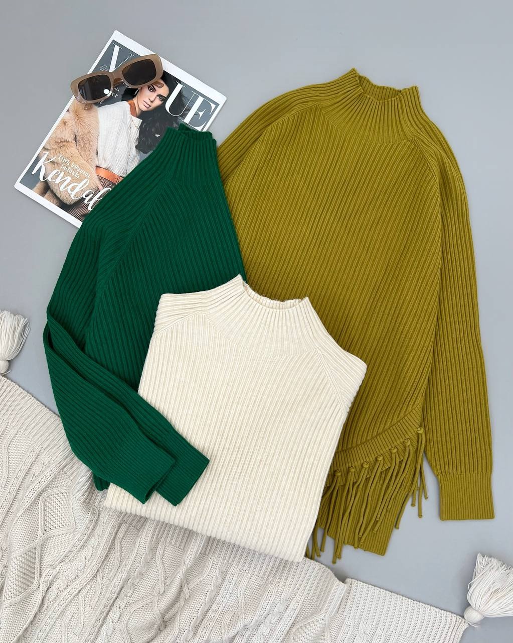 پلیور بافت پایین ریش کد 4264