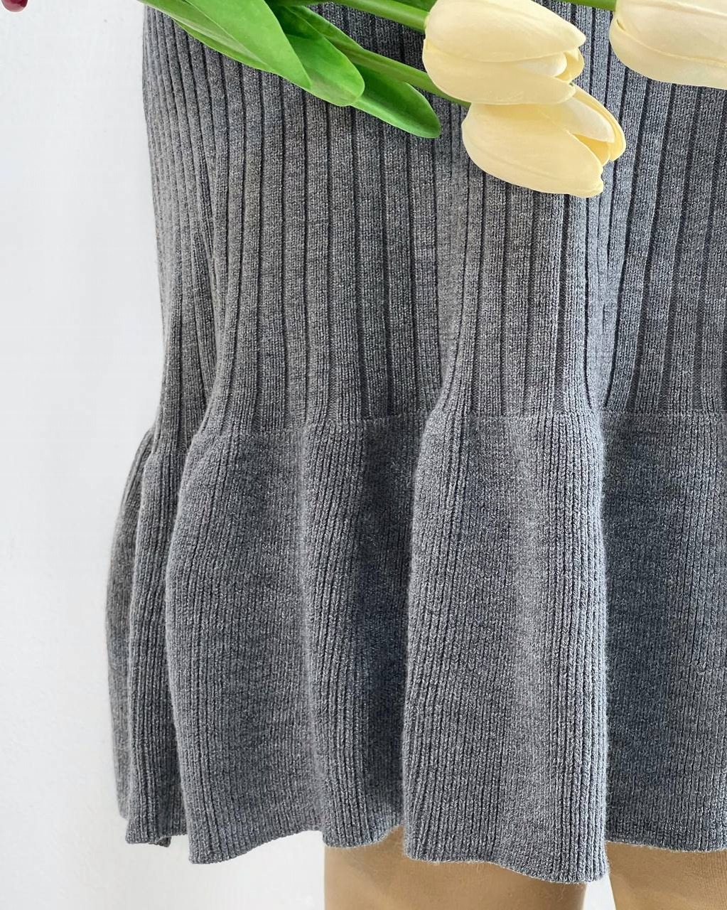 پیراهن بافت پایین چین کد 4266