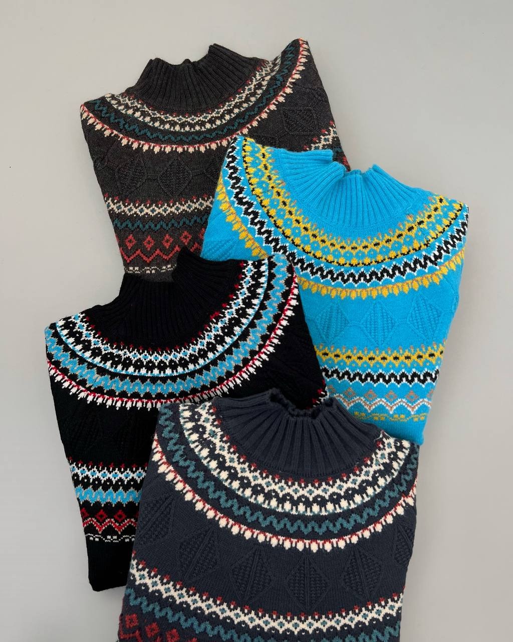 پلیور بافت سنتی 8 رنگ کد 4276