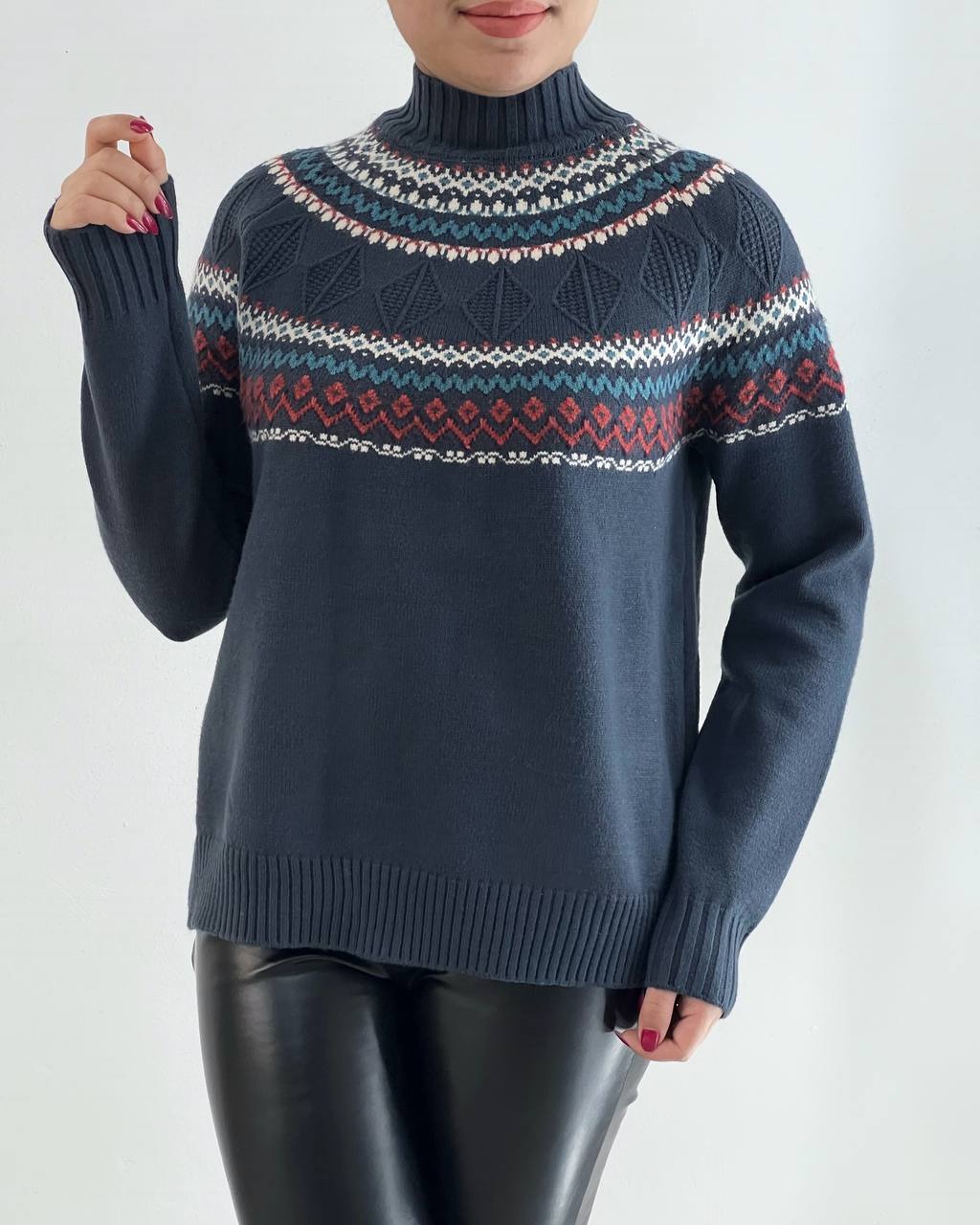 پلیور بافت سنتی 8 رنگ کد 4276