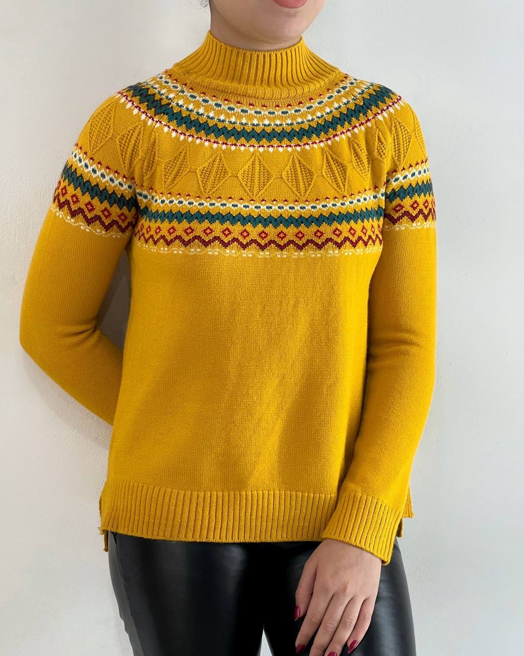 پلیور بافت سنتی 8 رنگ کد 4276