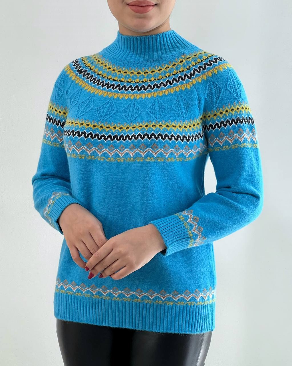 پلیور بافت سنتی 8 رنگ کد 4276