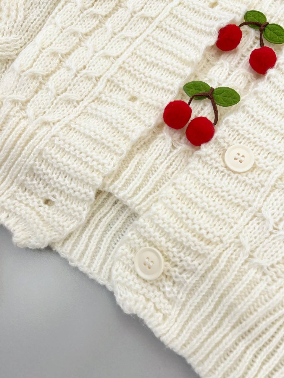 ست تاپ و کاردیگان آلبالو کد 4278