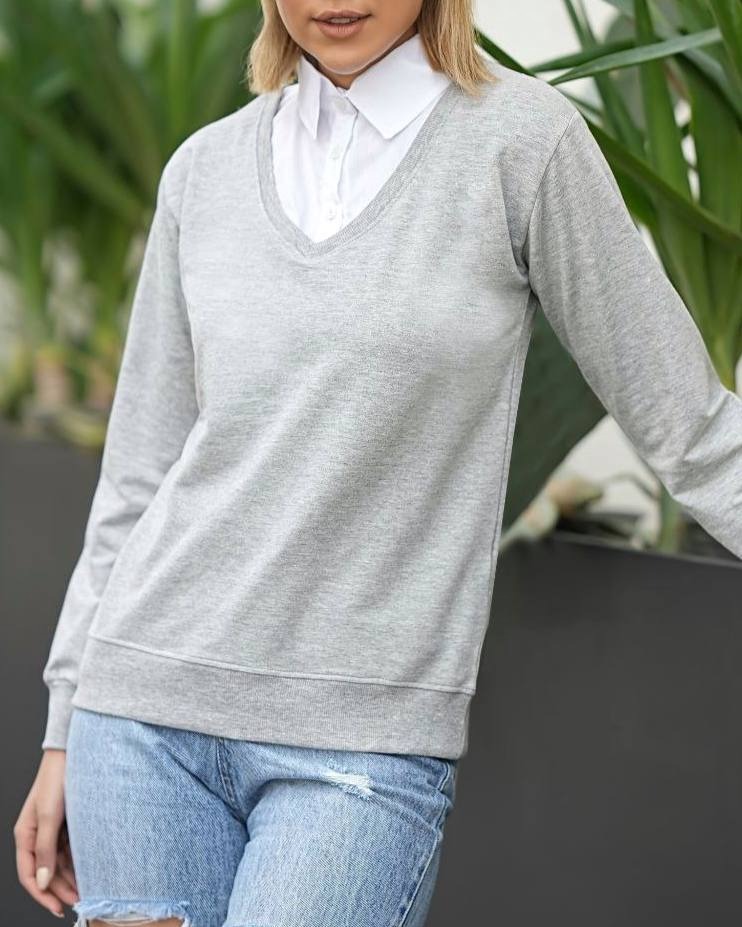 بلوز دورس یقه دار کد 4280