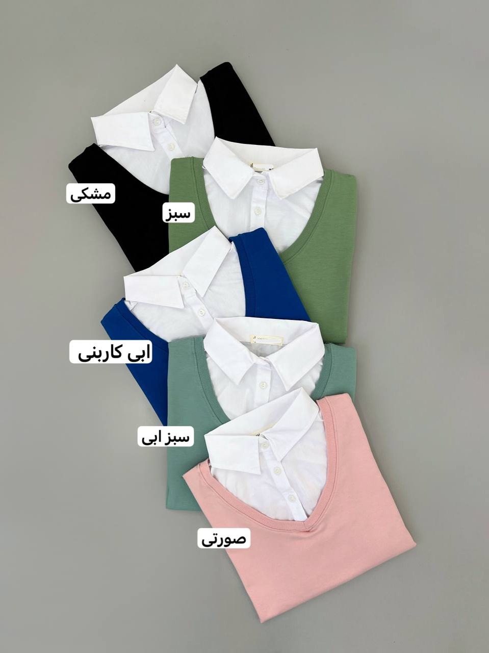 بلوز دورس یقه دار کد 4280