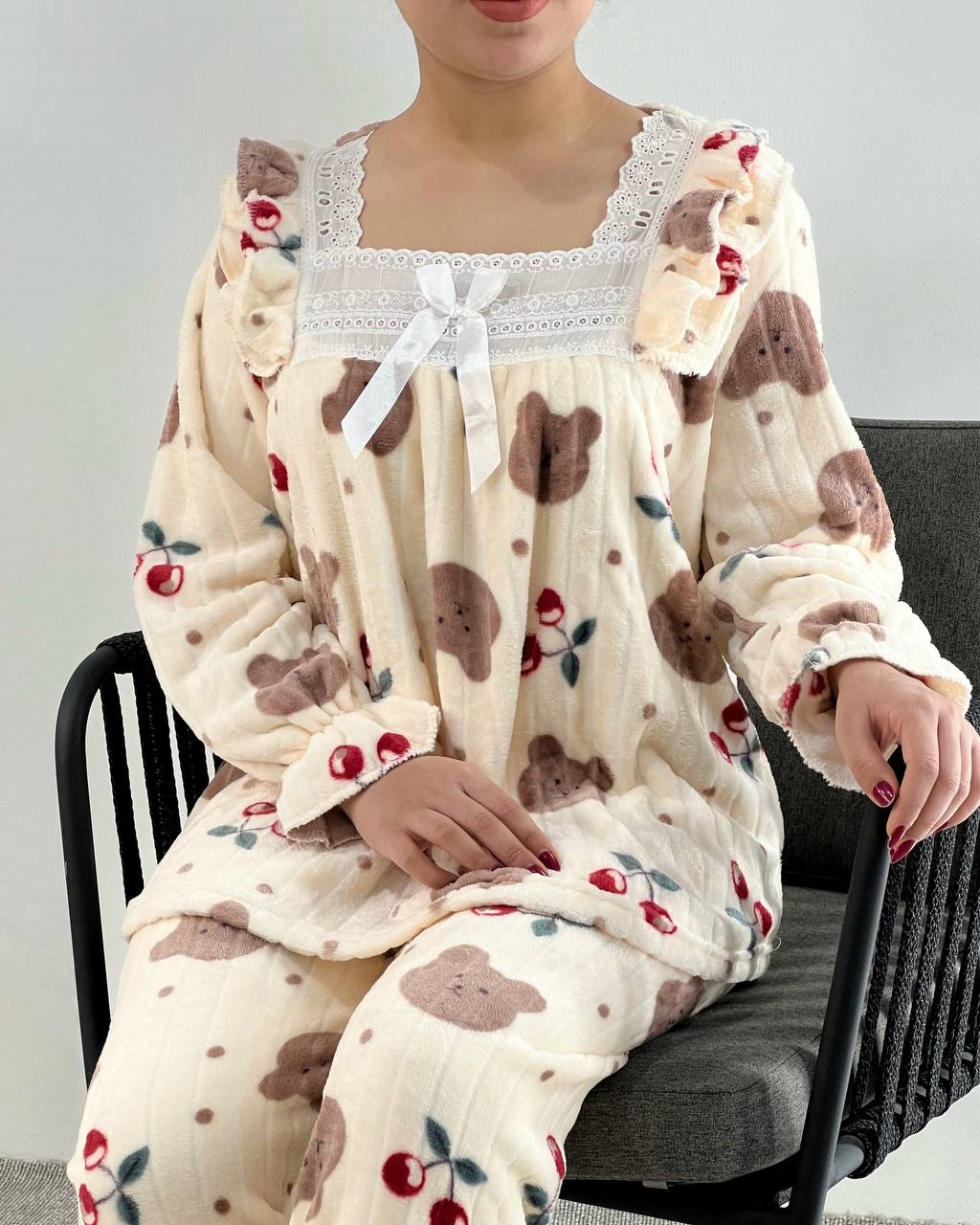 ست بلوز و شلوار تدی کد 4286