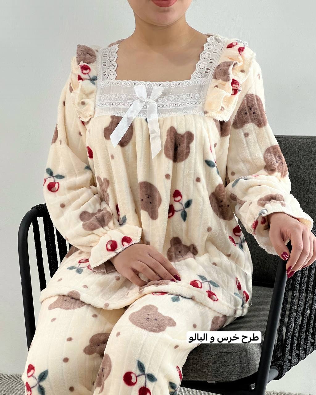 ست بلوز و شلوار تدی کد 4286