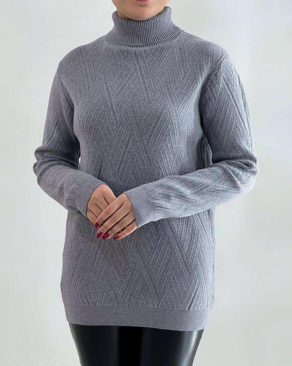 تونیک بافت یقه اسکی کد 4290