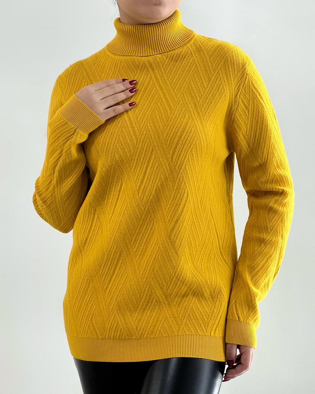 تونیک بافت یقه اسکی کد 4290