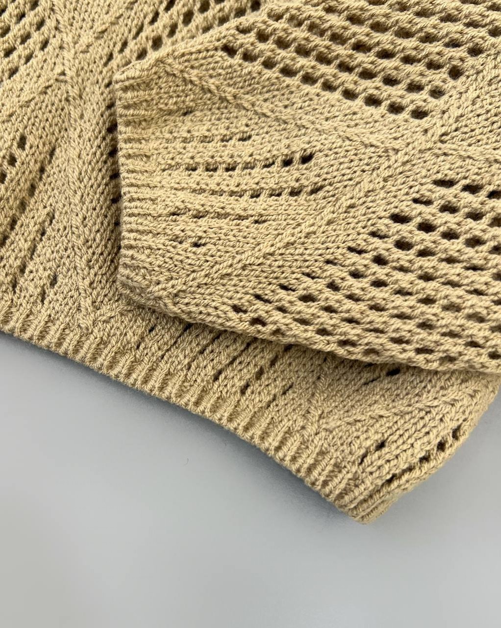 پلیور بافت بوکله گل برجسته کد 4295