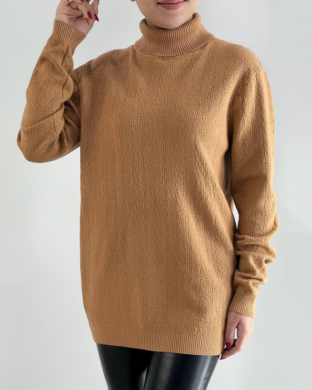 تونیک بافت یقه اسکی کد 4298