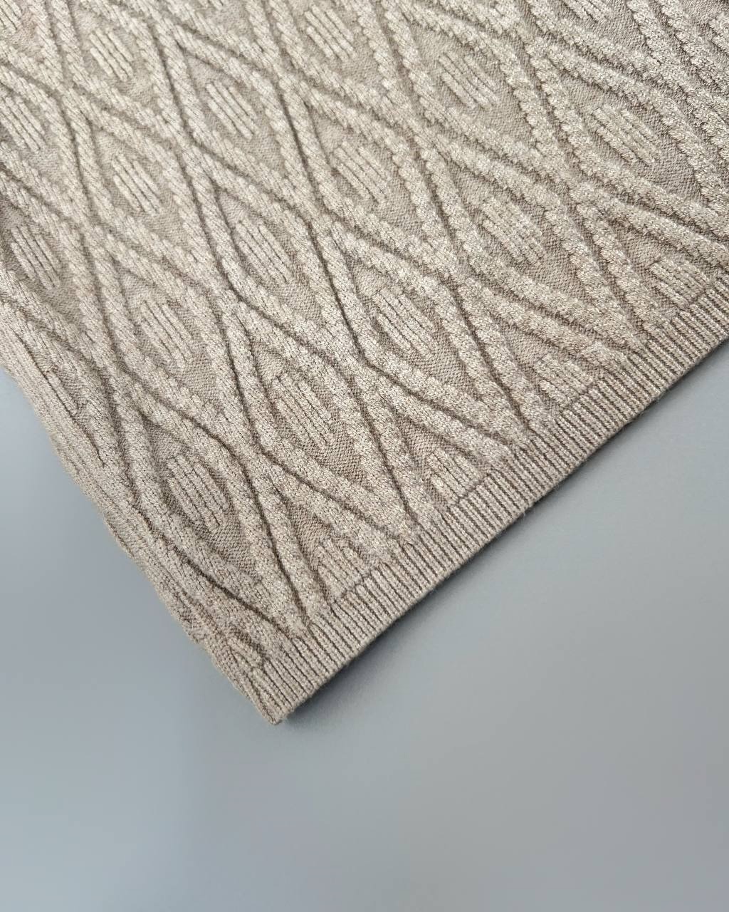 پلیور بافت یقه ایستاده لوزی کد 4299