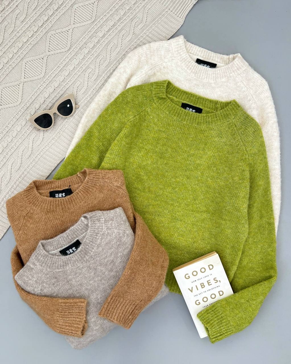 پلیور بافت چهار رنگ گرم بالا کد 4302