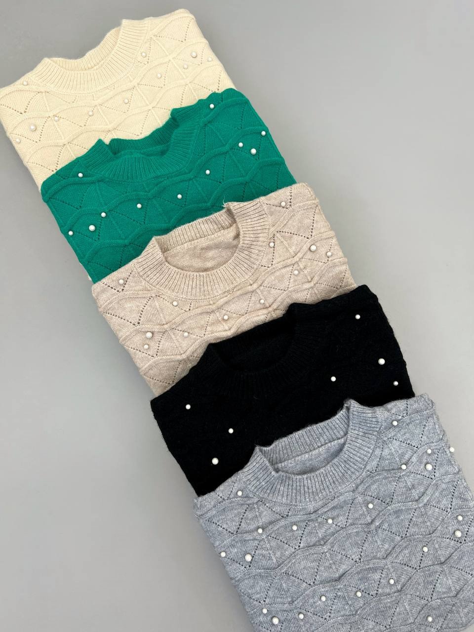 پلیور بافت مروارید کد 4307