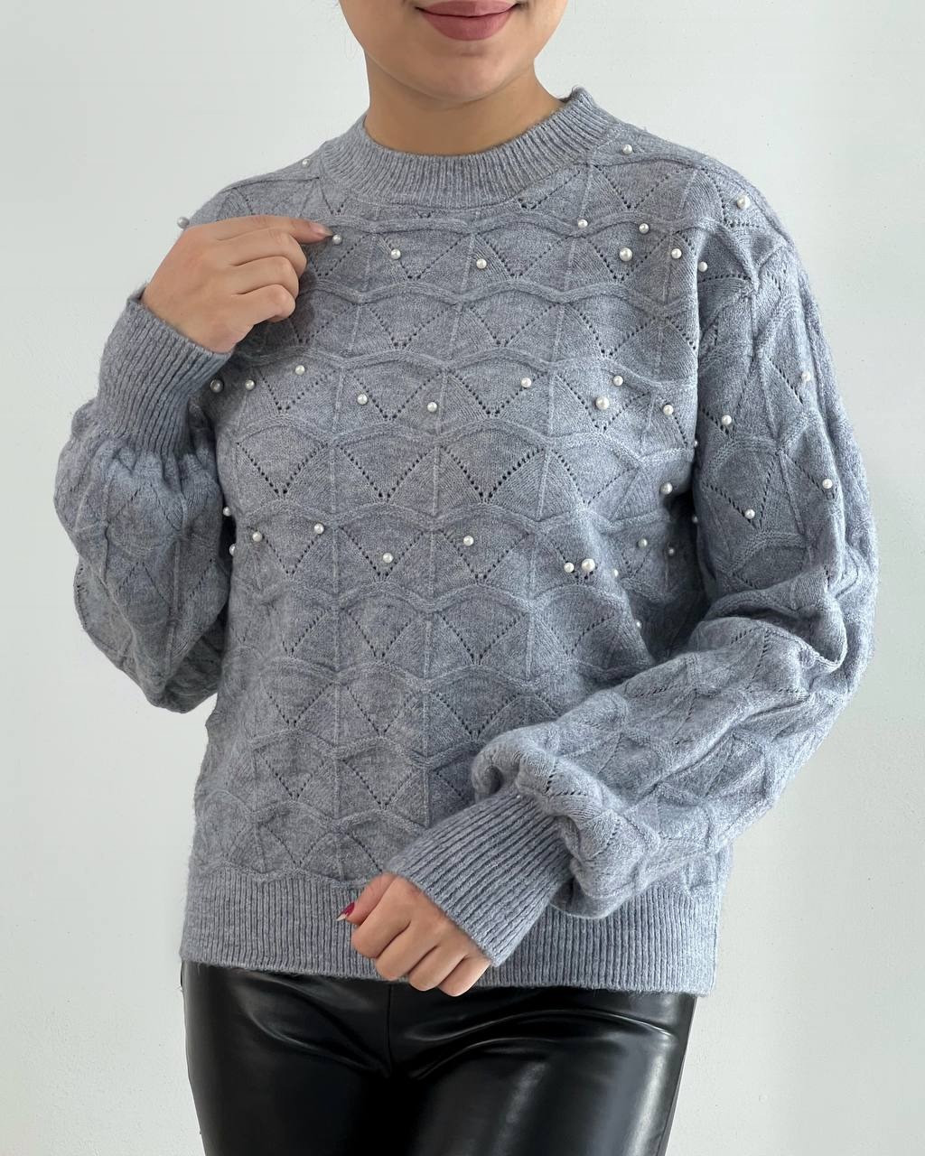 پلیور بافت مروارید کد 4307