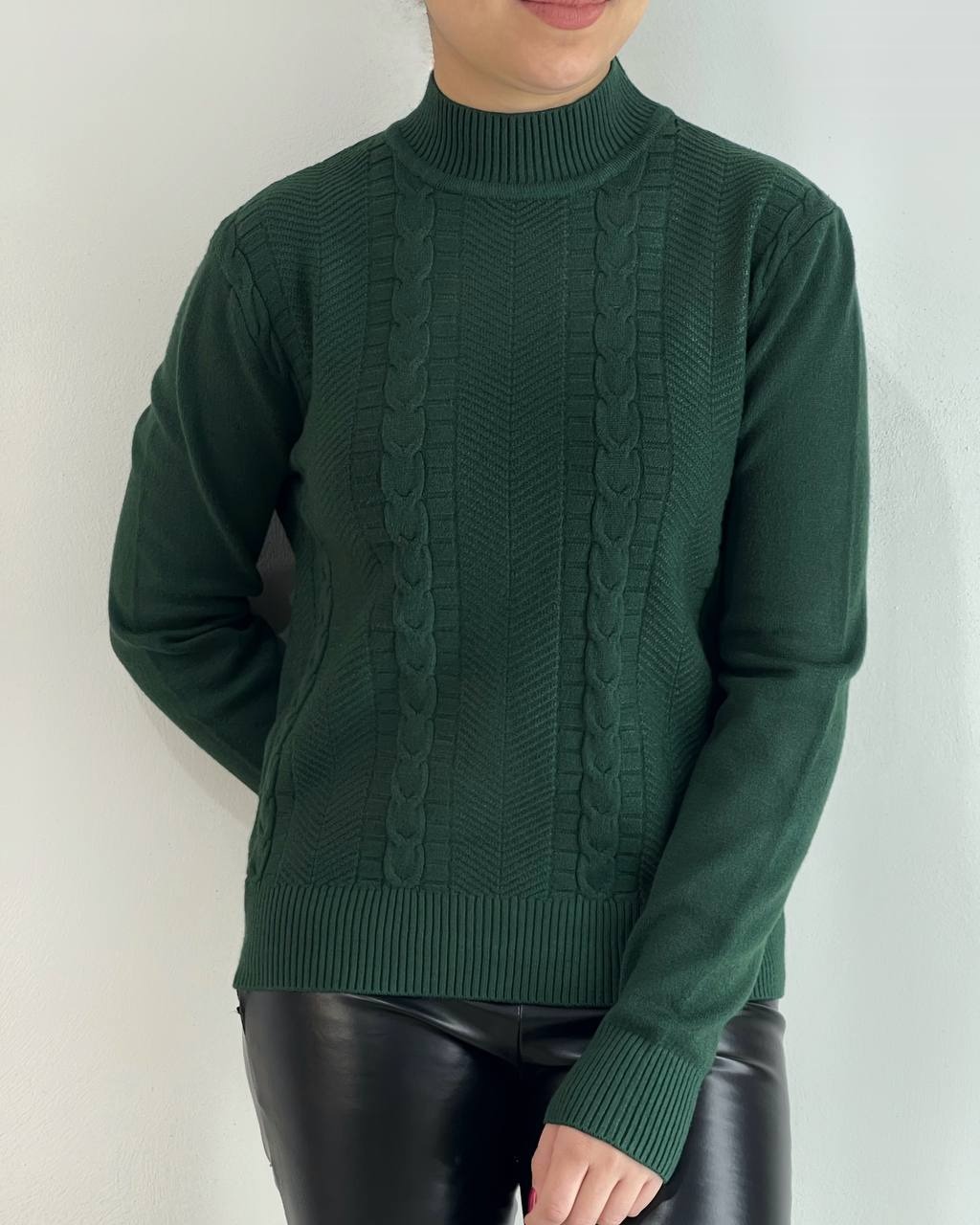 پلیور بافت یقه سه سانت 6 رنگ کد 4313