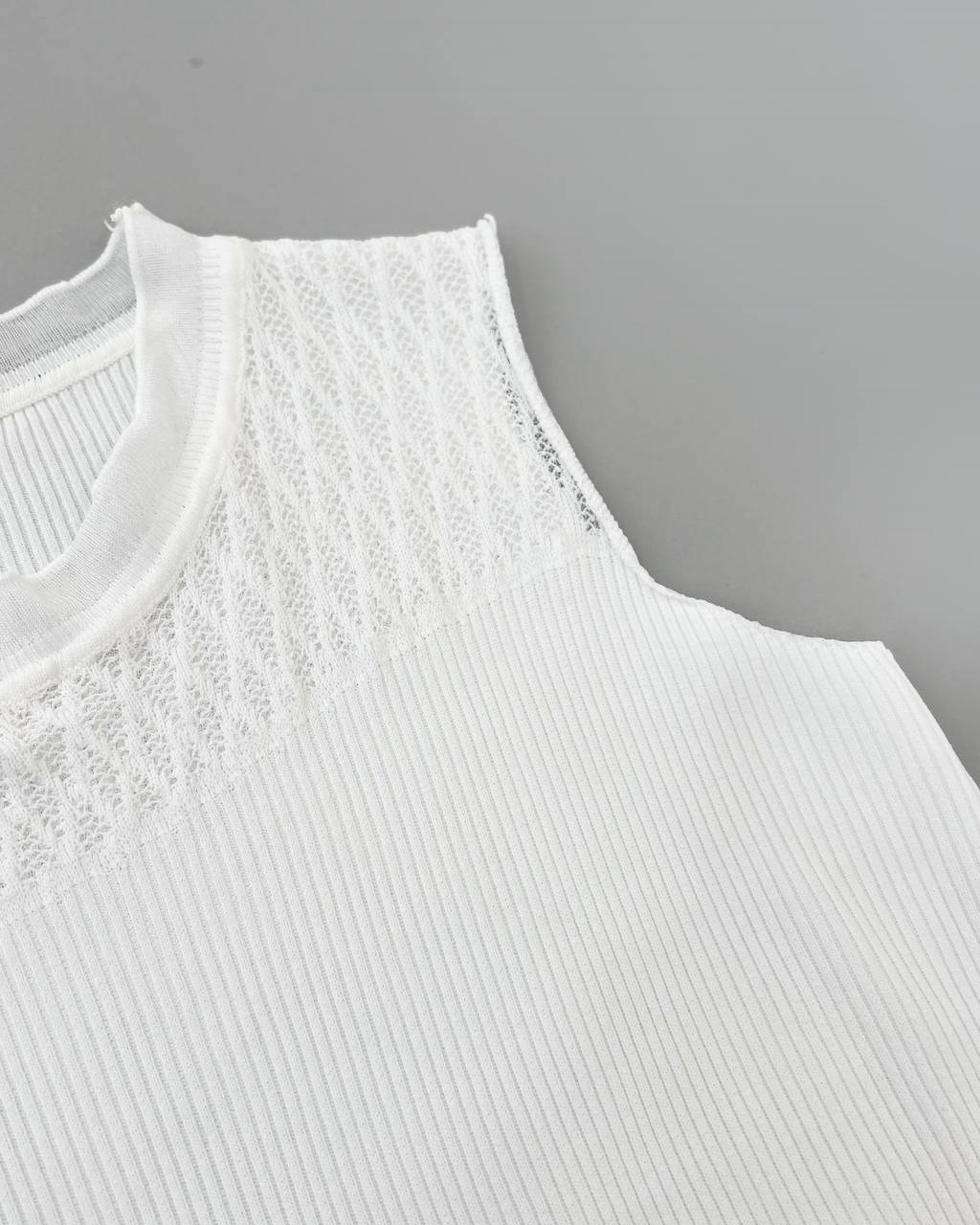 تاپ بافت یقه چین کبریتی کد 4317