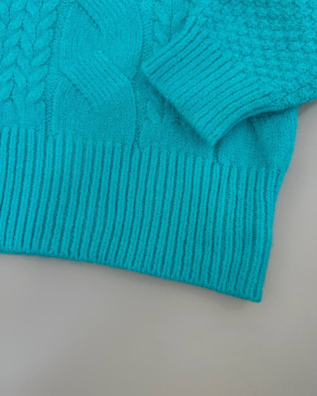 پلیور بافت گرم بالا زنجیری کد 4318