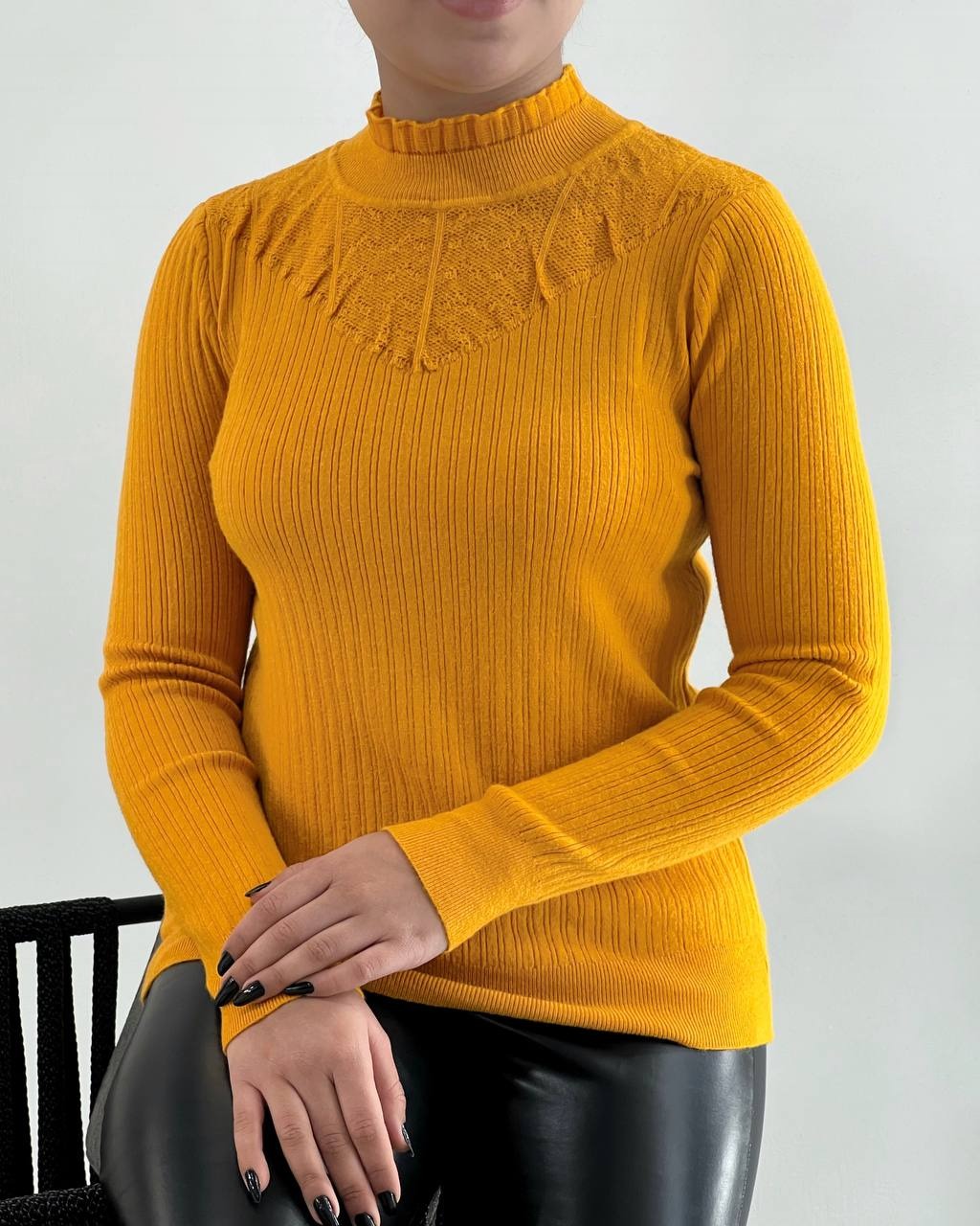 پلیور بافت یقه چین گپ کد 4320