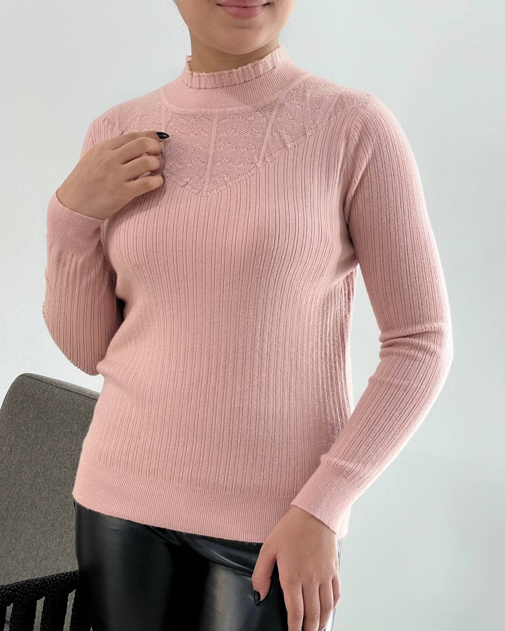 پلیور بافت یقه چین گپ کد 4320