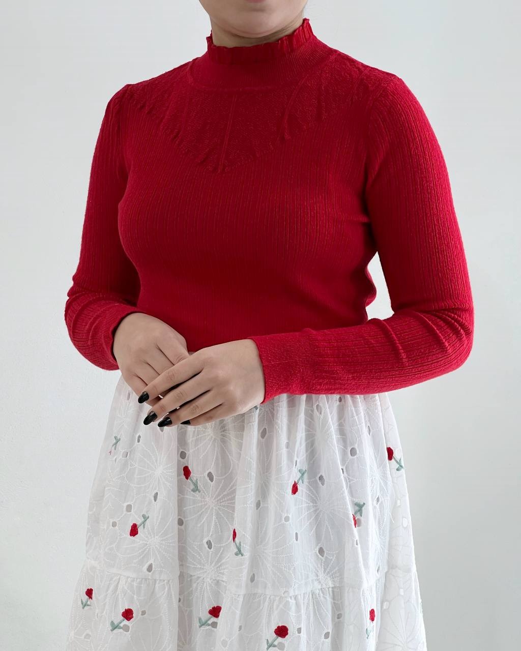 پلیور بافت یقه چین گپ کد 4320