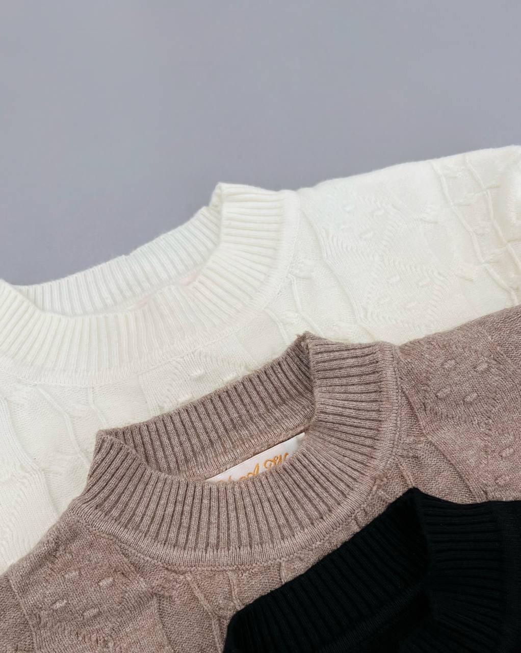 پلیور بافت یقه سه سانت مدل 2 کد 4324