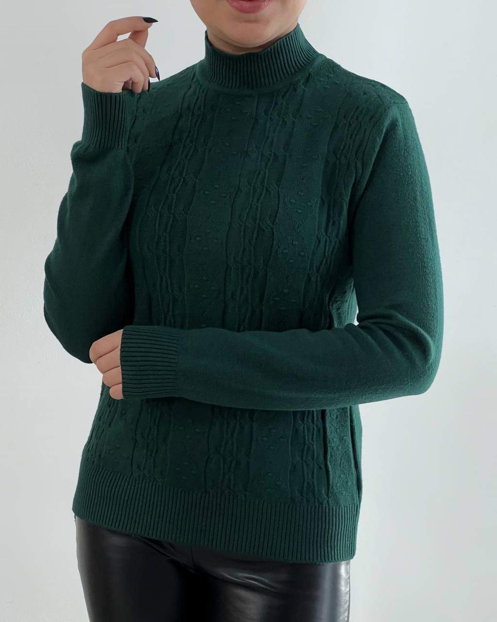 پلیور بافت یقه سه سانت مدل 2 کد 4324