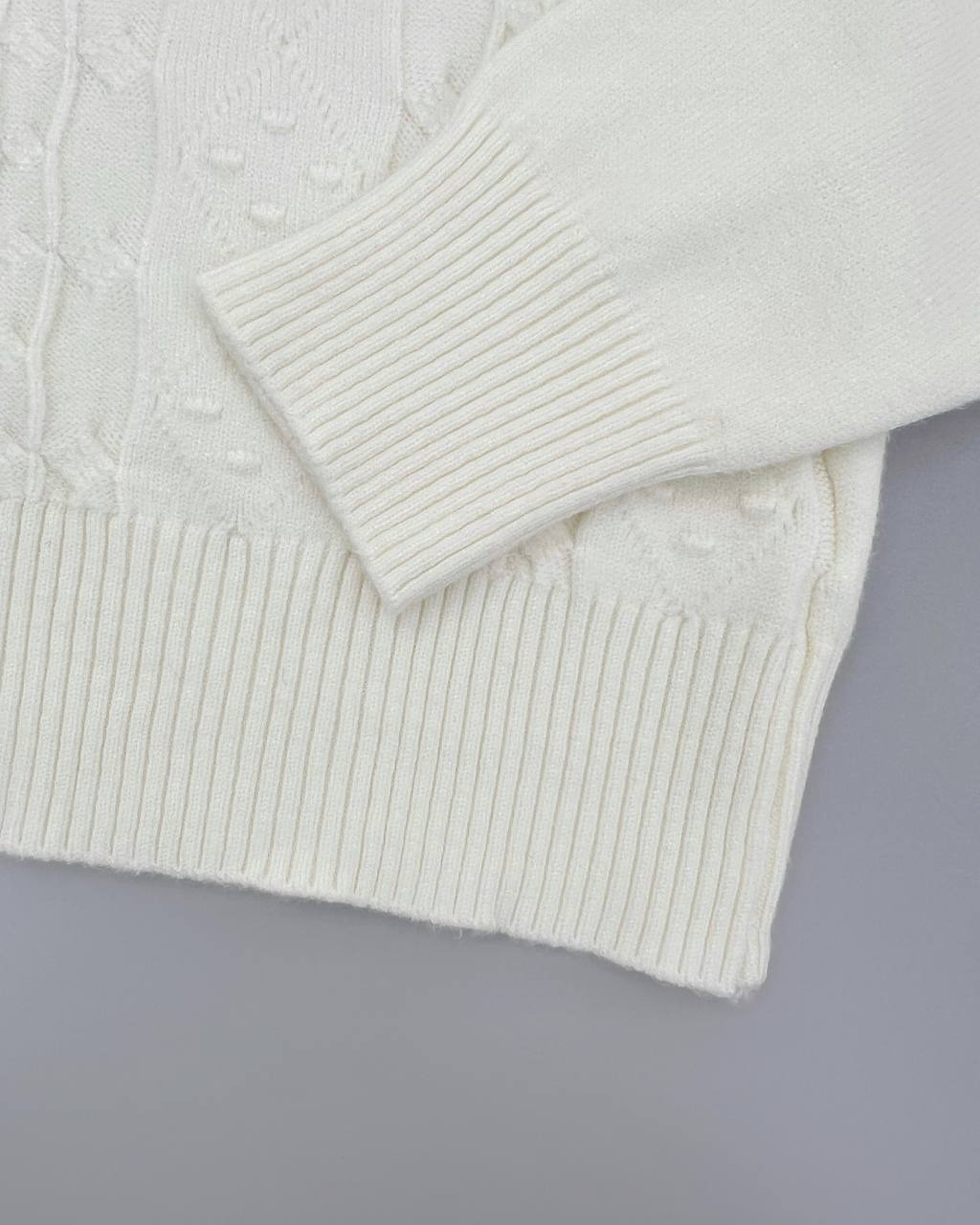 پلیور بافت یقه سه سانت مدل 2 کد 4324