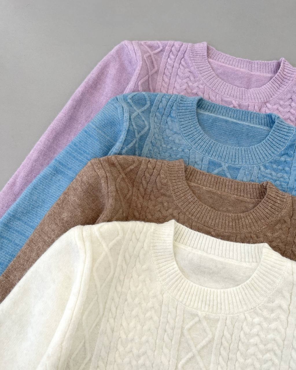 پلیور بافت زنجیری شاین دار کد 4327