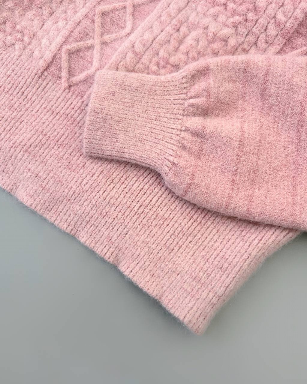 پلیور بافت زنجیری شاین دار کد 4327