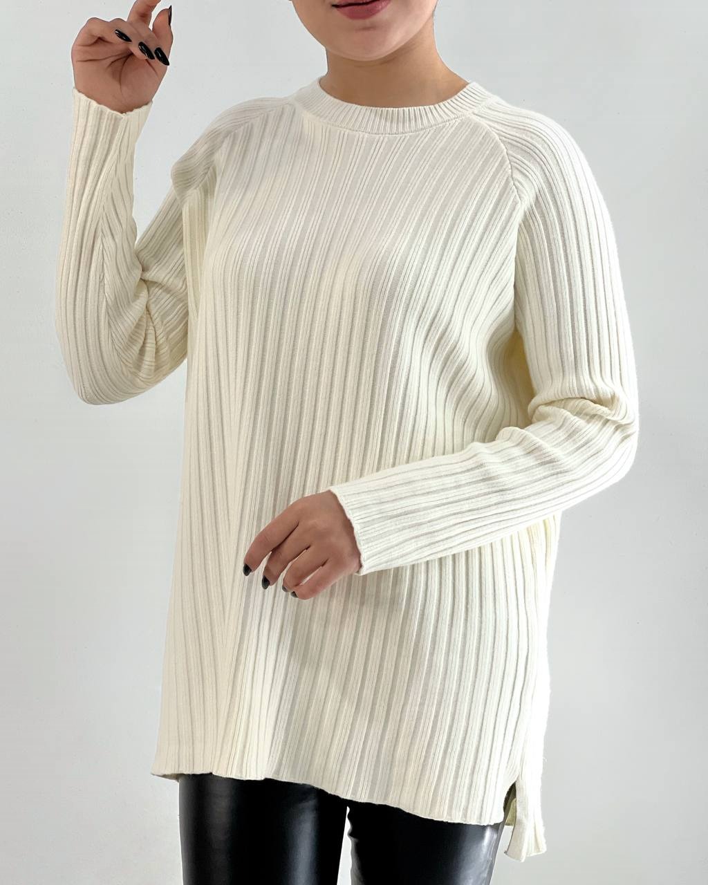 تونیک بافت یقه گرد کد 4329