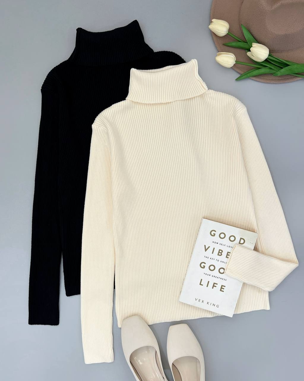 پلیور بافت یقه اسکی گپ کبریتی کد 4335