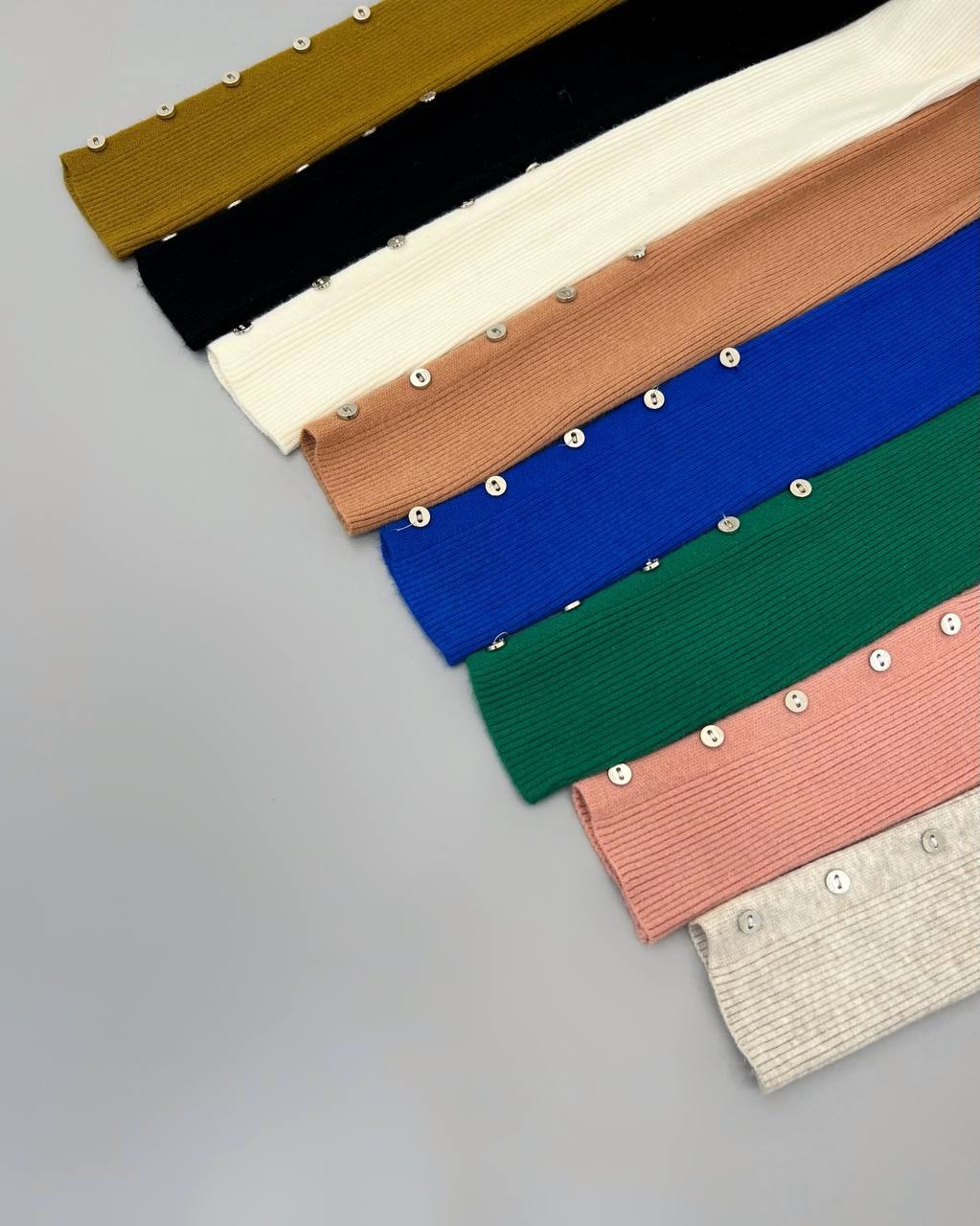 پلیور بافت سر آستین دکمه کد 4338