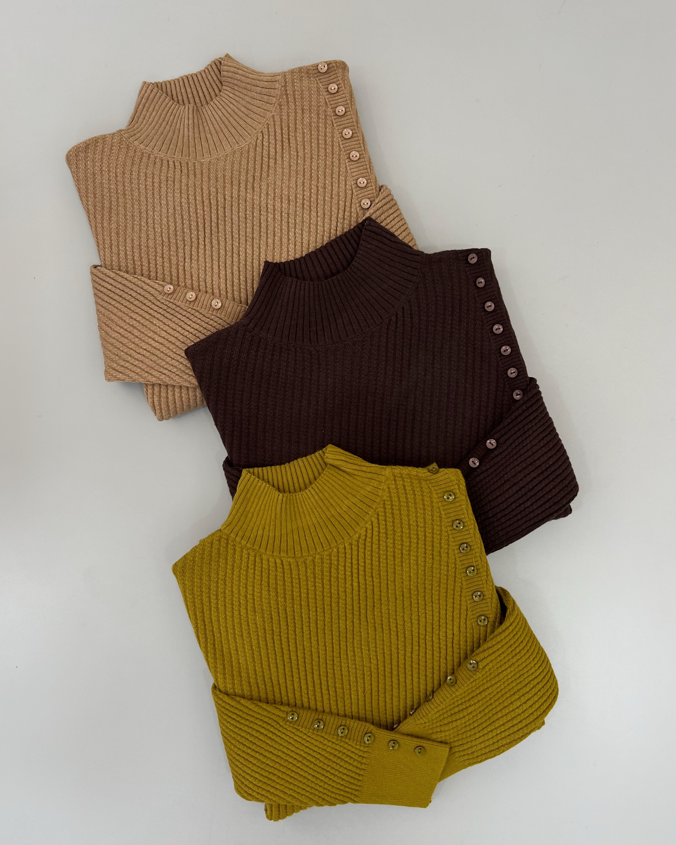 پلیور بافت دکمه کد 4246