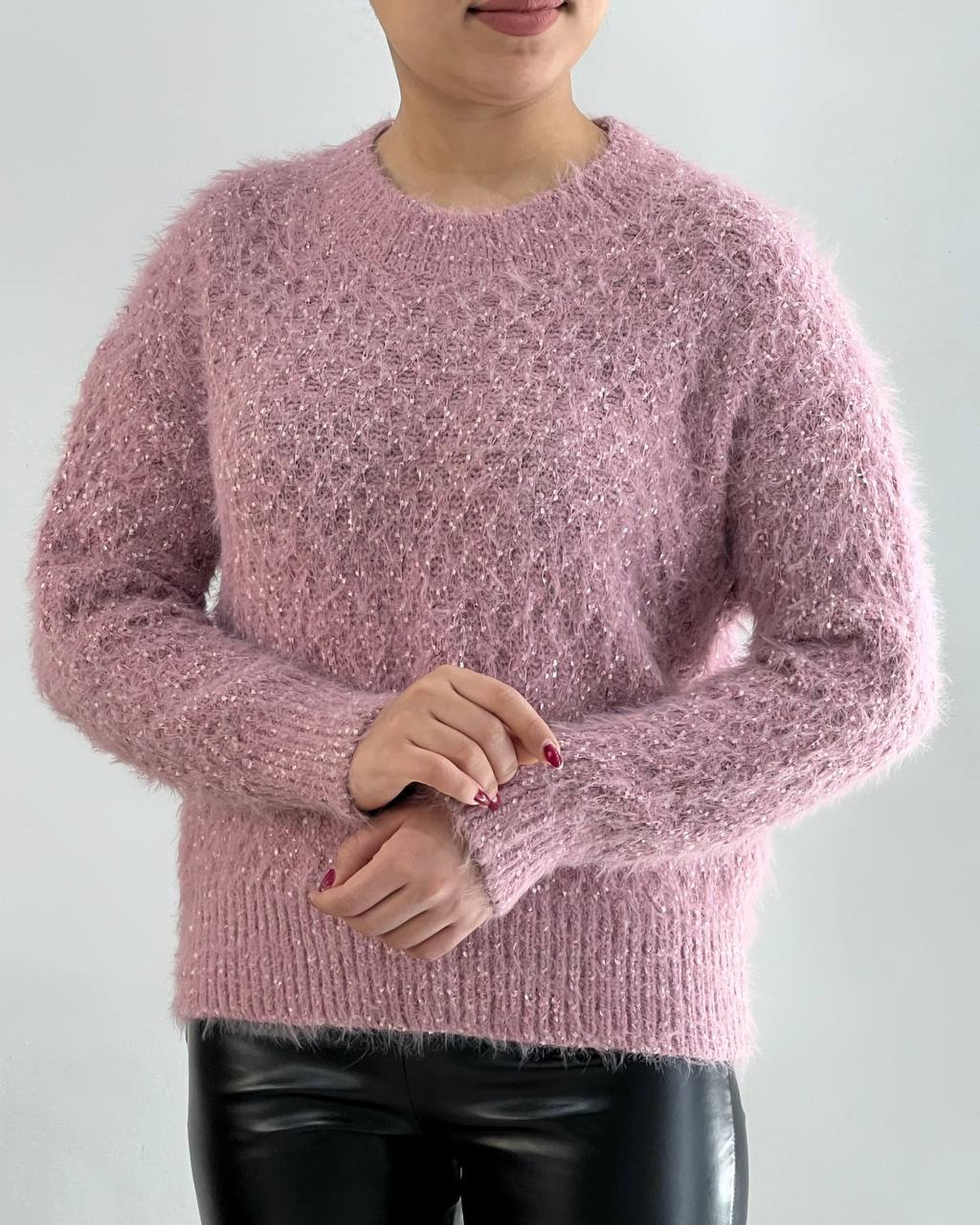 پلیور بافت موهر پنبه ای کد 4339