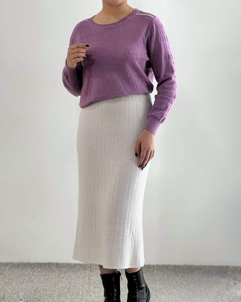 دامن بافت میدی کد 4341