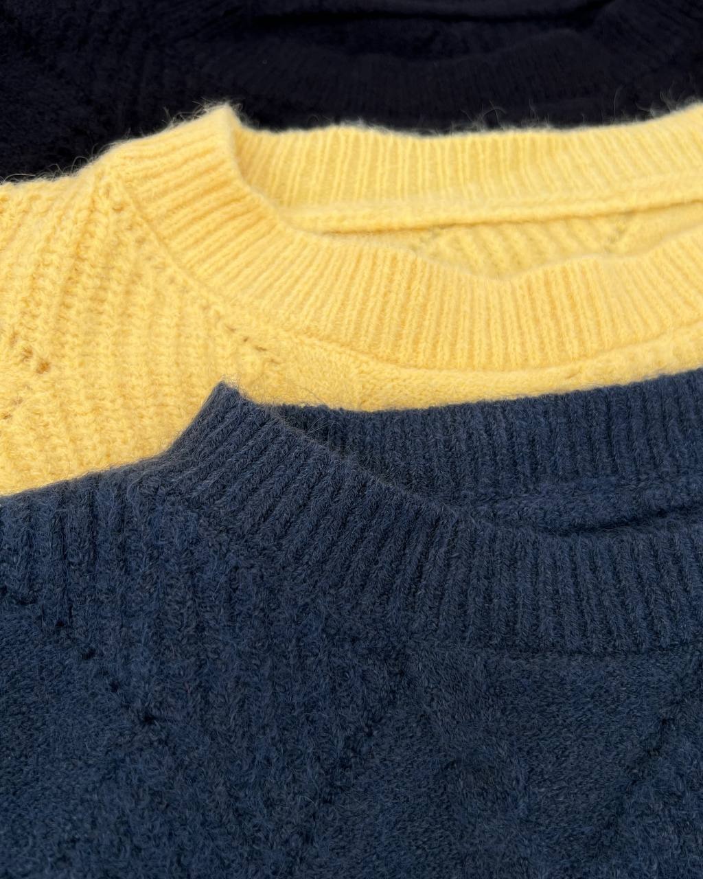 کراپ بافت یقه گرد پنج رنگ کد 4350