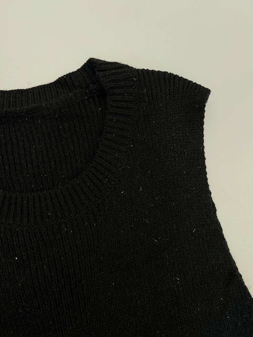 ست سارافن و رویی بافت لمه دار دو رنگ کد 4353