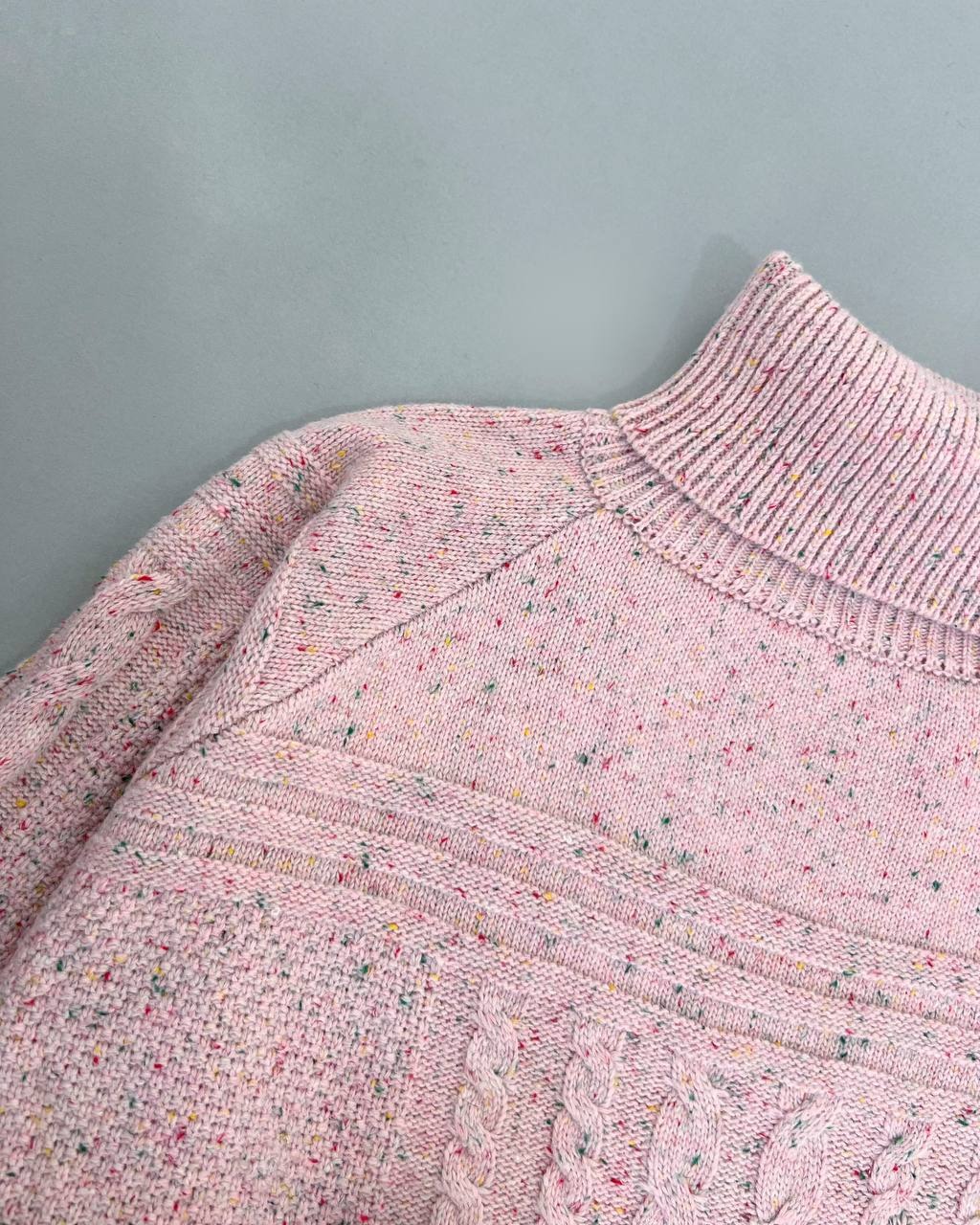 پلیور بافت یقه اسکی لش کد 4355