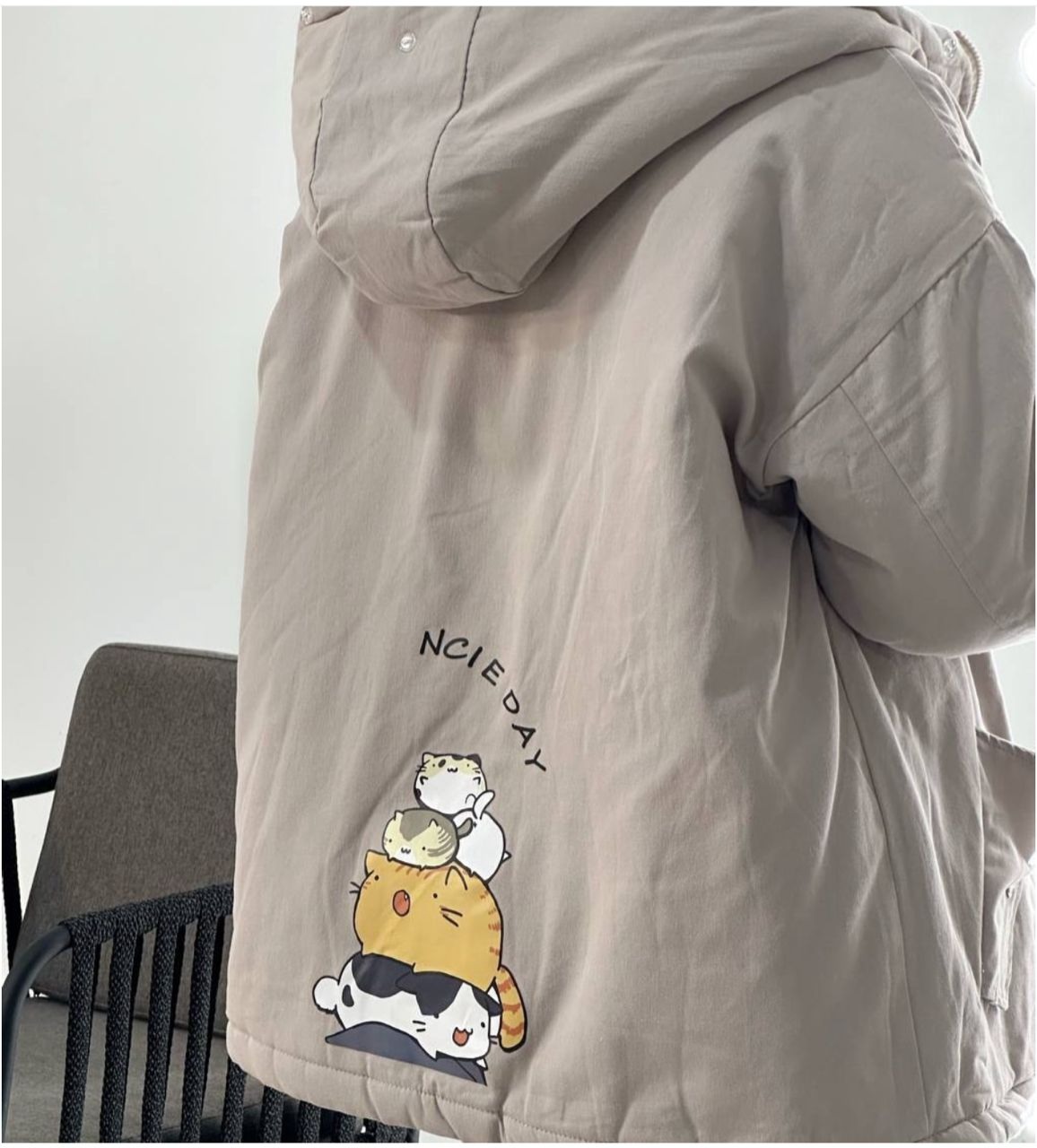 کاپشن کتان آستردار کد 4253