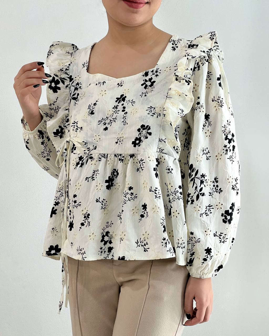 شومیز خامه دوزی اوردر کد 4358