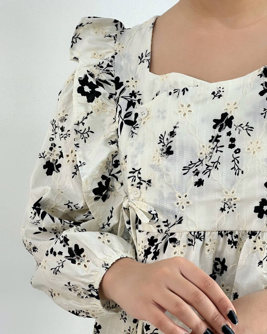 شومیز خامه دوزی اوردر کد 4358