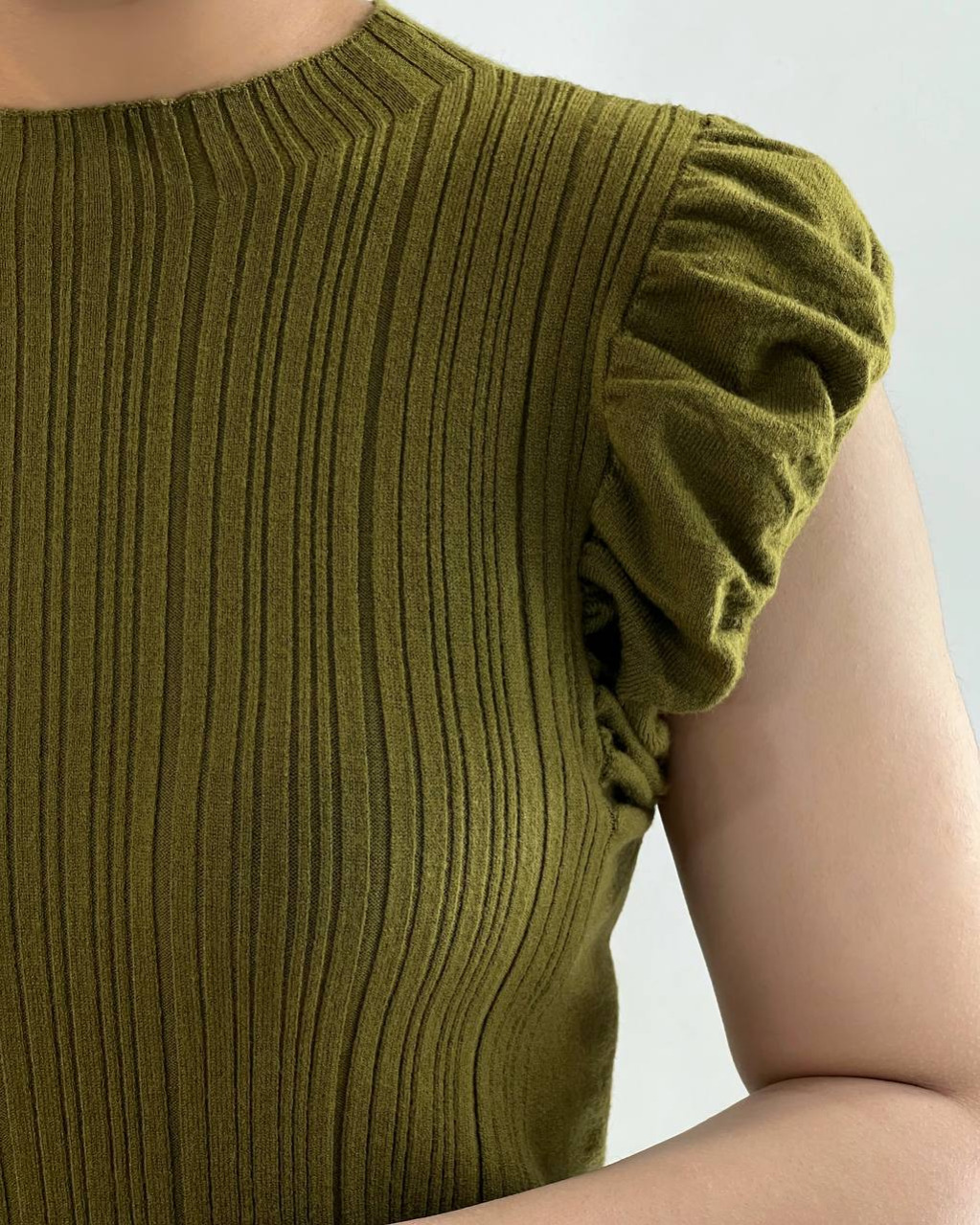 تاپ بافت استین پلیسه کد 4359