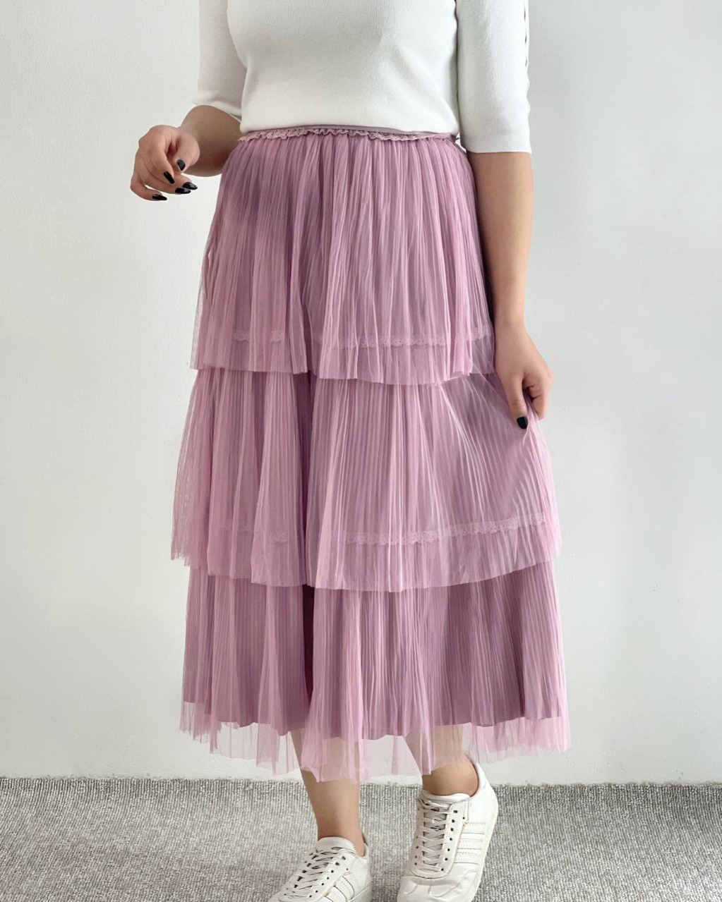 دامن تور طبقه ای پلیسه کد 4360