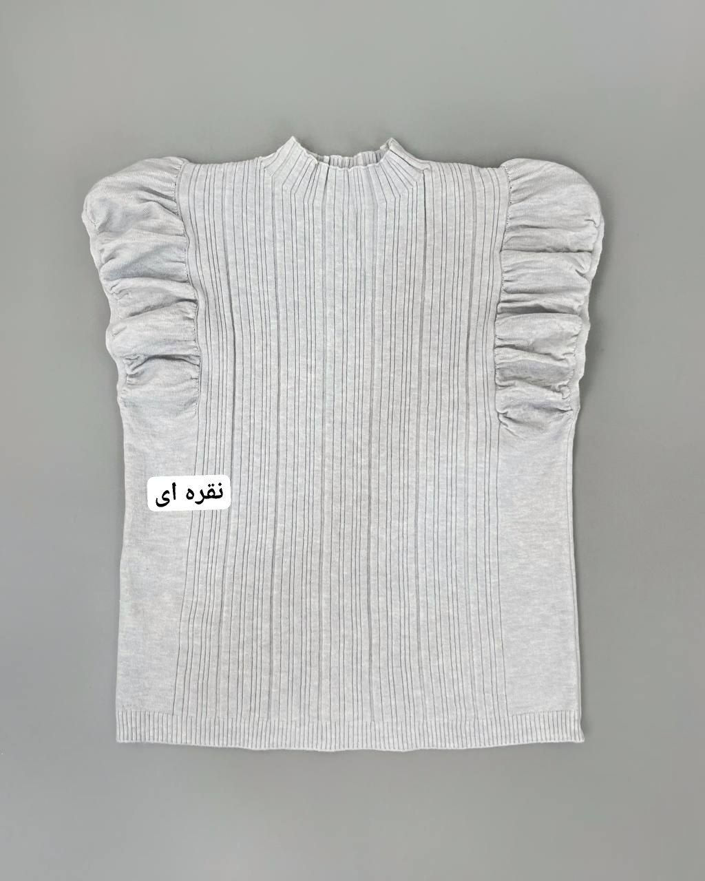 تاپ بافت استین پلیسه کد 4359