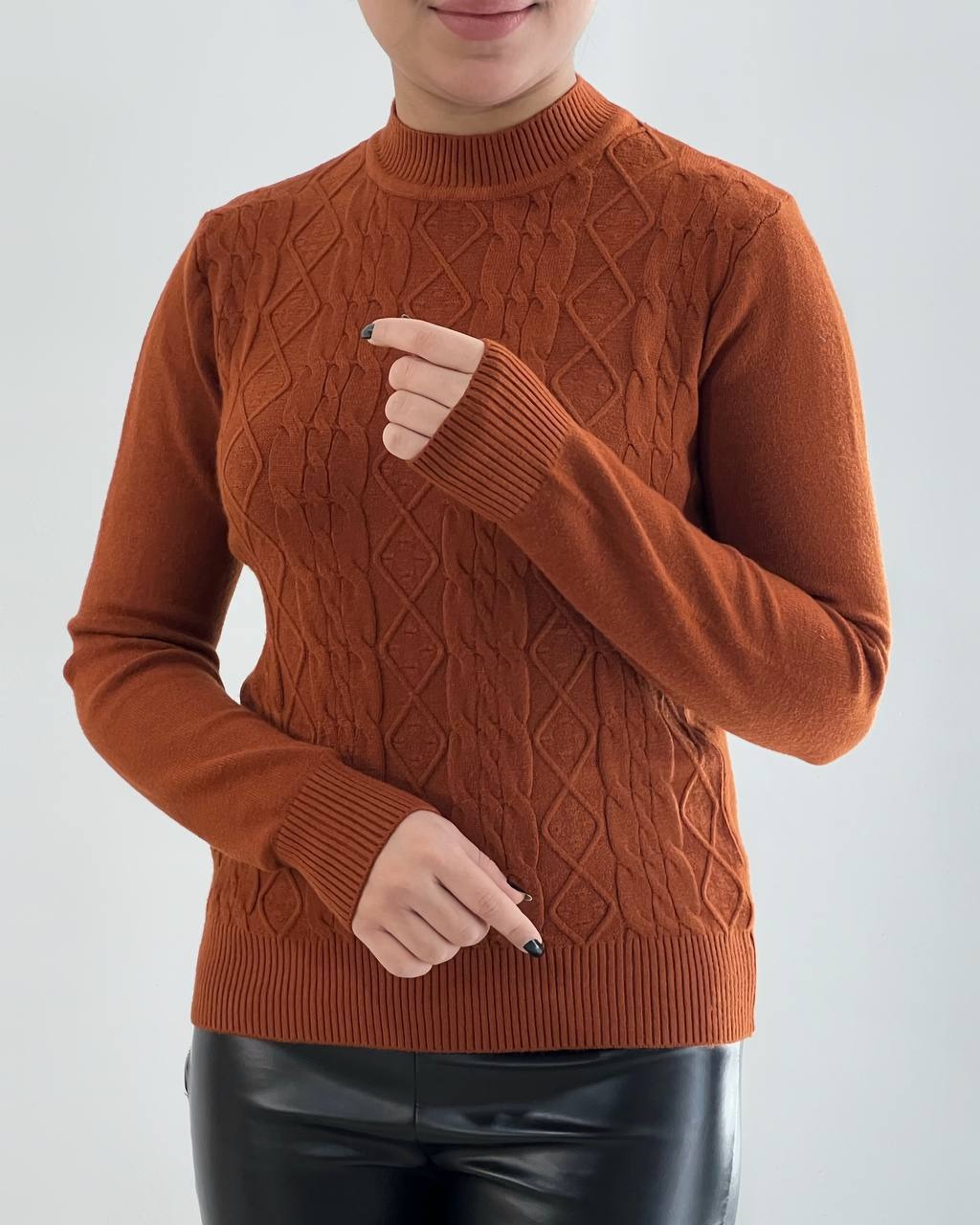 پلیور بافت یقه سه سانت 6 رنگ مدل 3 کد 4361