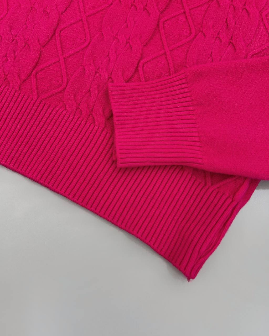 پلیور بافت یقه سه سانت 6 رنگ مدل 3 کد 4361