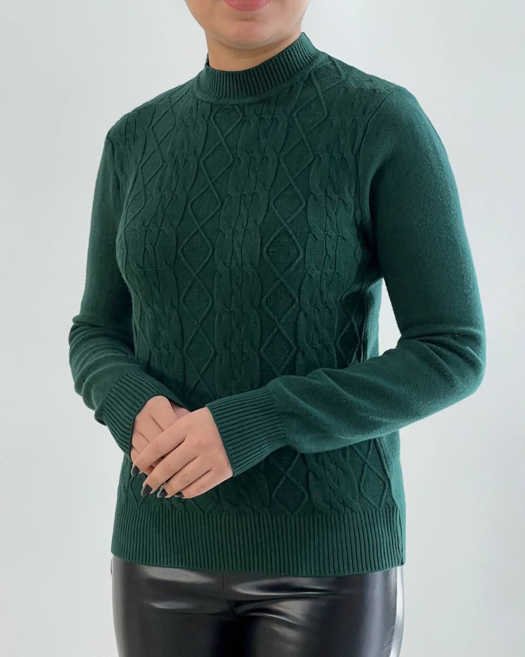 پلیور بافت یقه سه سانت 6 رنگ مدل 3 کد 4361